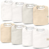 8-Pack Coast Drool Bibs