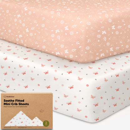 Soothe Fitted Mini Crib Sheet 33589478424762