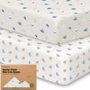 Soothe Fitted Mini Crib Sheet