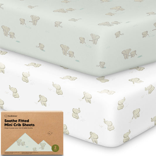 Soothe Fitted Mini Crib Sheet