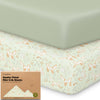 Soothe Fitted Mini Crib Sheet