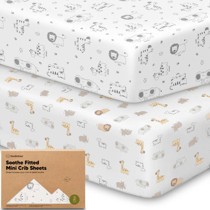 Soothe Fitted Mini Crib Sheet 33589216018618