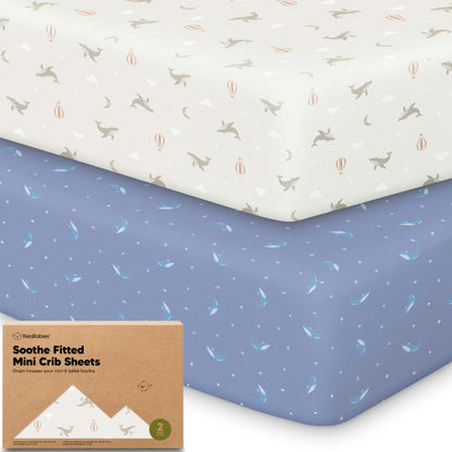 Soothe Fitted Mini Crib Sheet 33589292466362