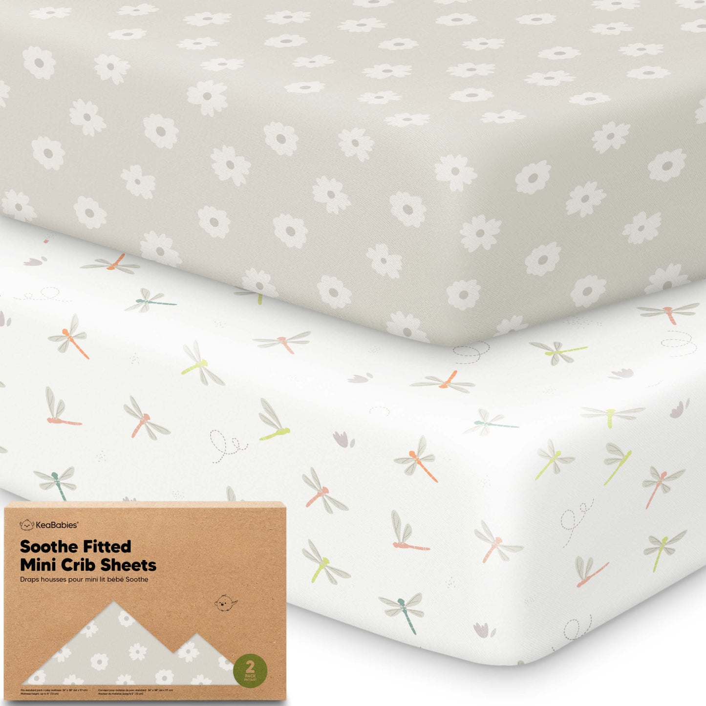 Soothe Fitted Mini Crib Sheet 33588545552570