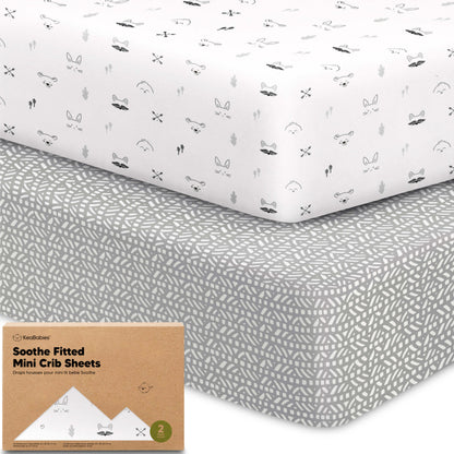 Soothe Fitted Mini Crib Sheet 33589479080122