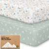 Soothe Fitted Mini Crib Sheet