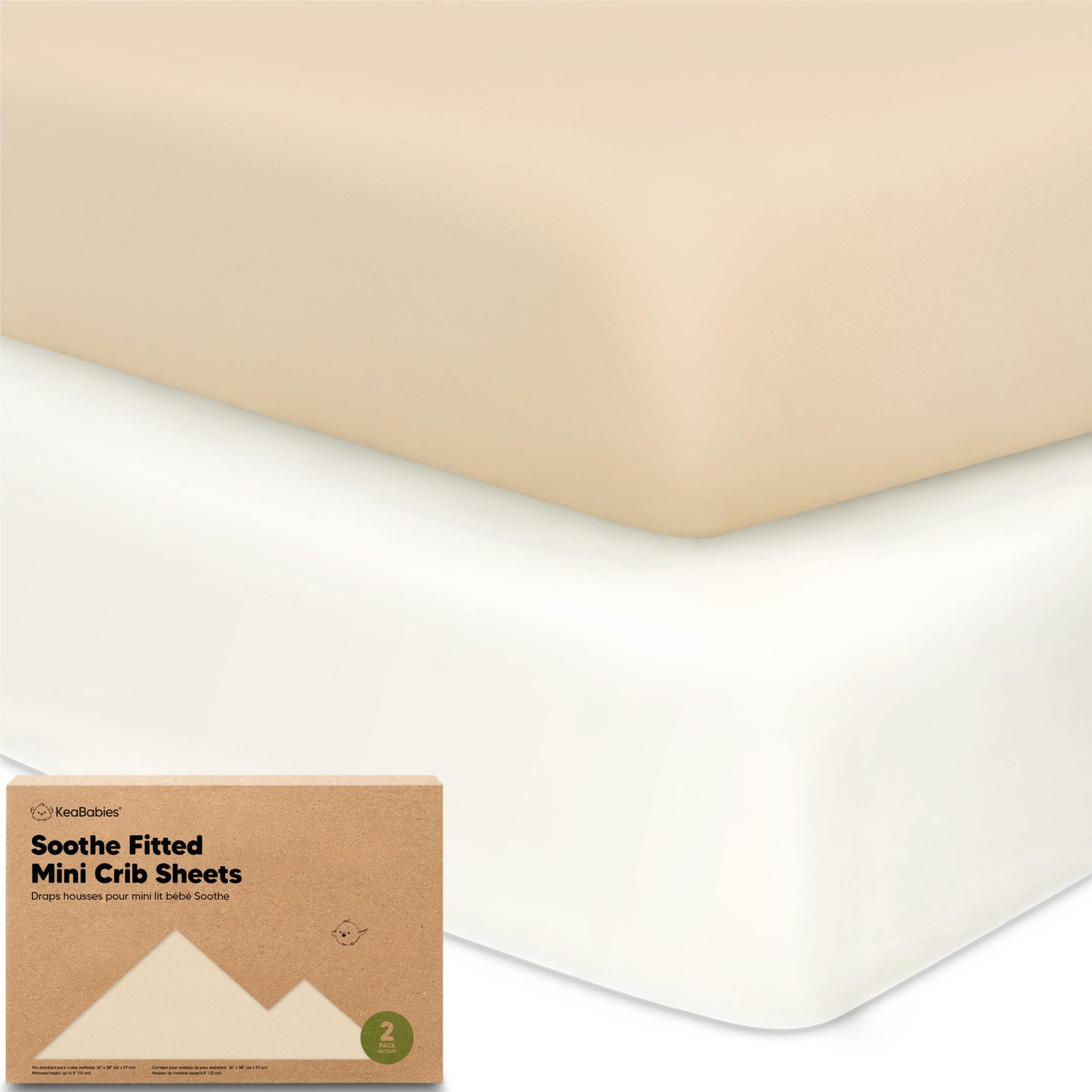Soothe Fitted Mini Crib Sheet 33589015249082