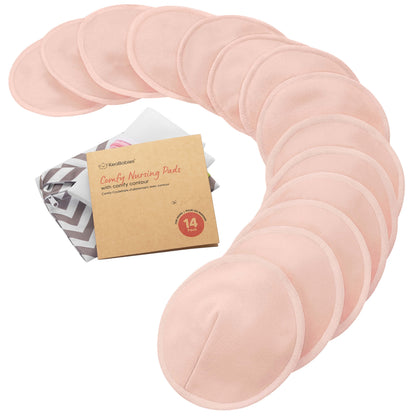 14-Pack Comfy Nursing Pads (Pink Sand)