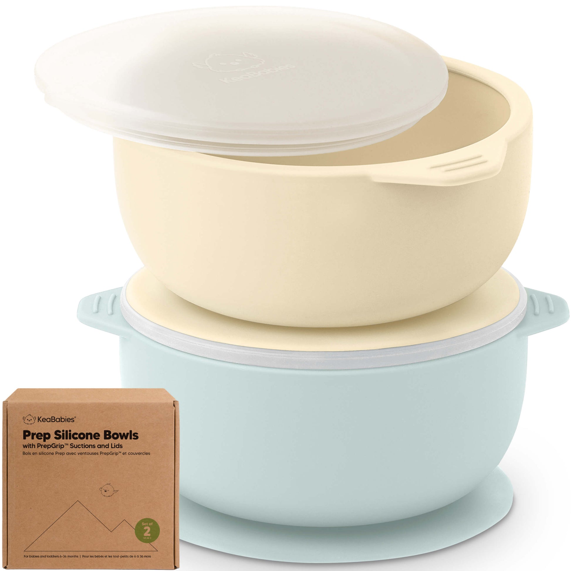 2-Pack Prep Silicone Suction Bowls 33587989512378