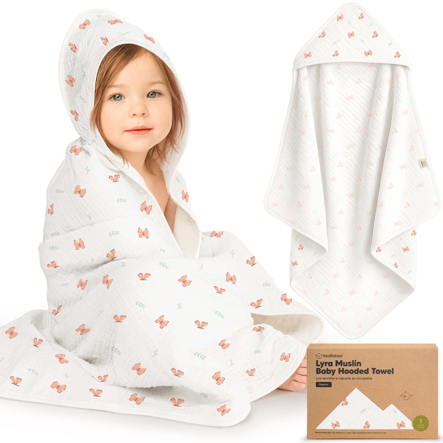 Lyra Muslin Hooded Towel 33642907893946