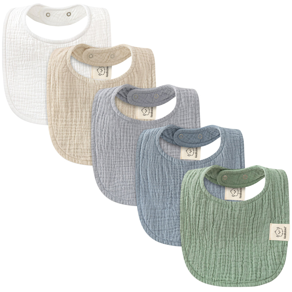 Lyra Muslin Drool Bibs 34121506390202