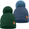 2-Pack Pom Knitted Beanie