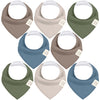 8-Pack Organic Bandana Bibs (Boy)