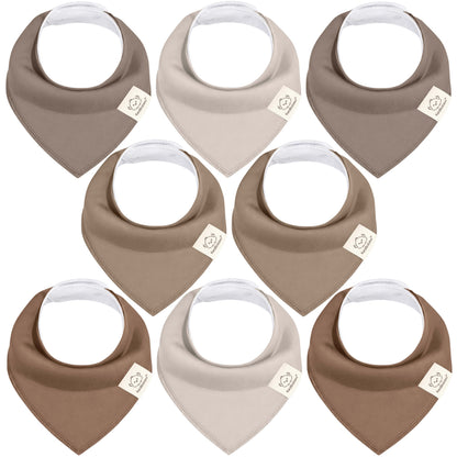 8-Pack Organic Bandana Bibs (Boy) 34427857502394