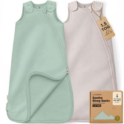 2-Pack Soothe Sleep Sacks (1.5 TOG) 46847572541626