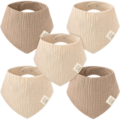 Lyra Muslin Bandana Bibs 46800481976506