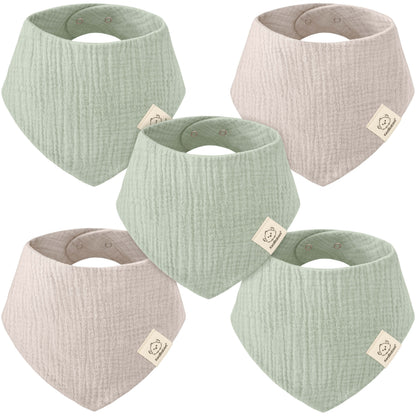 Lyra Muslin Bandana Bibs 46318416887994