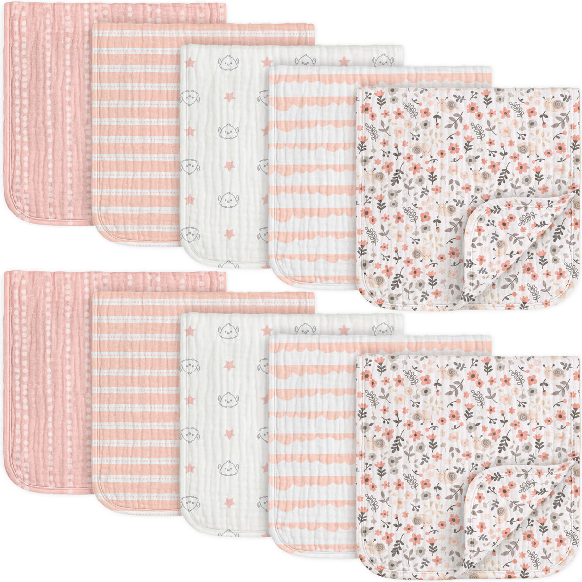 Lyra Muslin Burp Cloths 46806880157882