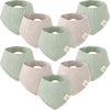 Lyra Muslin Bandana Bibs