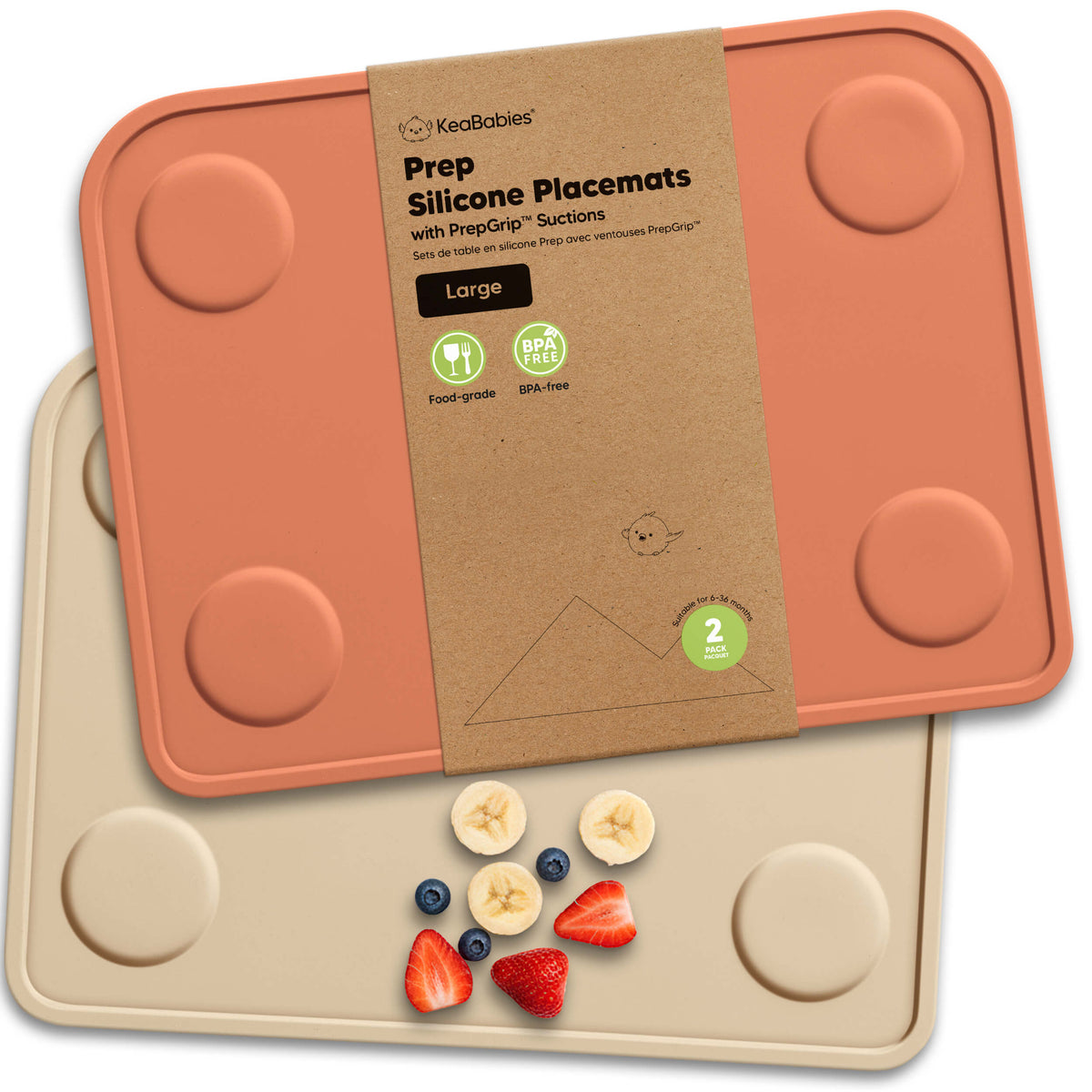 2-Pack Prep Silicone Placemats 46421931851962