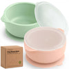 2-Pack Prep Silicone Suction Bowls