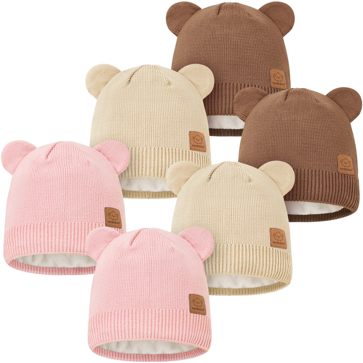 6-Pack Cub Baby Beanies 47148051824826