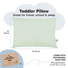 Load image into Gallery viewer, 2-Pack Toddler Pillows Without Pillowcase (Sage)
