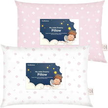 Load image into Gallery viewer, 2-Pack Toddler Pillows Without Pillowcase (Daisy)
