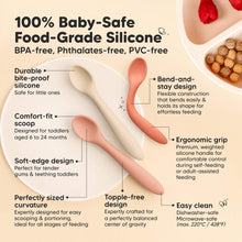 Load image into Gallery viewer, 3-Pack Prep Baby Spoons (Roseate)
