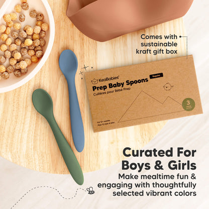Curated For Boys & Girls, make mealtime fun and engaging with thoughtfully selected vibrant colors, comes with sustainable kraft gift box. 28965942755514