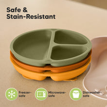 Load image into Gallery viewer, 3-Pack Prep Silicone Suction Plates (Harvest)
