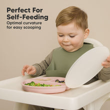 Load image into Gallery viewer, 3-Pack Prep Silicone Suction Plates with Lids (Macaron)
