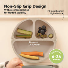 Load image into Gallery viewer, 3-Pack Prep Silicone Suction Plates (Burgundy)
