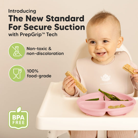 3-Pack Prep Silicone Suction Plates (Popsicle)