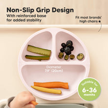 Load image into Gallery viewer, 3-Pack Prep Silicone Suction Plates (Rain)
