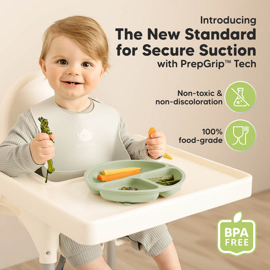 3-Pack Prep Silicone Suction Plates (Mellow)