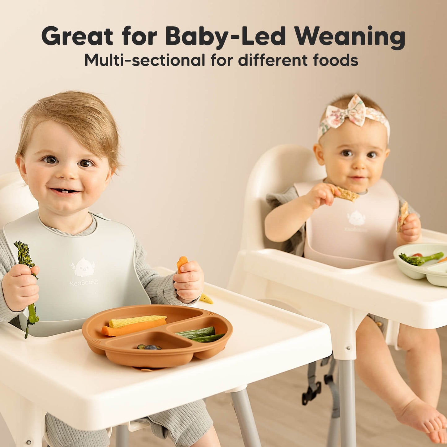 Great For Baby-Led Weaning, multi-sectional for scooping foods.
 25752453611706