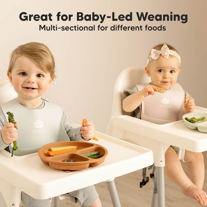Great For Baby-Led Weaning, multi-sectional for scooping foods.
 25752453611706