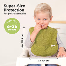 Load image into Gallery viewer, 3-Pack Presto Waterproof Bibs (Mesozoic)
