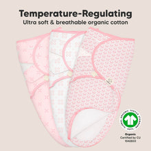 Load image into Gallery viewer, 3-Pack Soothe Zippy Swaddle Wrap (Blossom)

