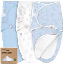 Load image into Gallery viewer, 3-Pack Soothe Zippy Swaddle Wrap
