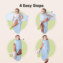 Load image into Gallery viewer, 3-Pack Soothe Zippy Swaddle Wrap (ABC Land Cloud)
