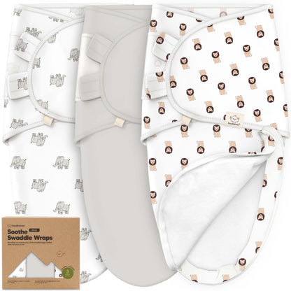 3-Pack Soothe Zippy Swaddle Wrap 26536285798586