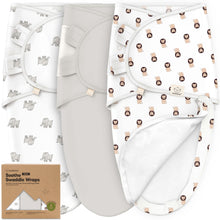 Load image into Gallery viewer, 3-Pack Soothe Zippy Swaddle Wrap
