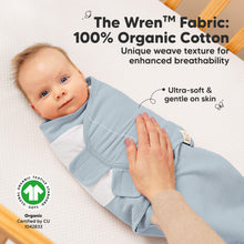 Load image into Gallery viewer, 3-Pack Soothe (Wren) Swaddle Wraps (Glacier)
