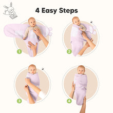 Load image into Gallery viewer, 3-Pack Soothe (Wren) Swaddle Wraps (Soft Lilac)
