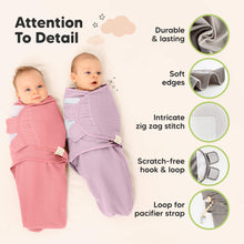 Load image into Gallery viewer, 3-Pack Soothe (Wren) Swaddle Wraps (Vivacious)
