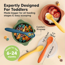 Load image into Gallery viewer, 3-Pack Prep Baby Spoons (Valiant)
