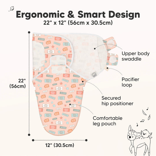 3-Pack Soothe Swaddle Wraps (Beach Day)