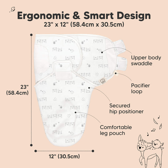 Perfect Baby Shower Gift
Thoughtful, useful & cute
Comes with sustainable kraft gift box